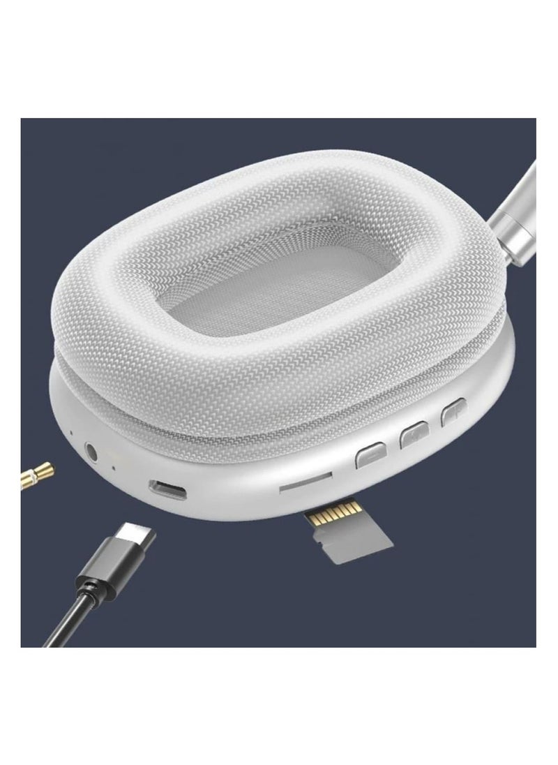 Generic - P9 Wireless Bluetooth Over-Ear Headphones with Microphone White color - Image 1