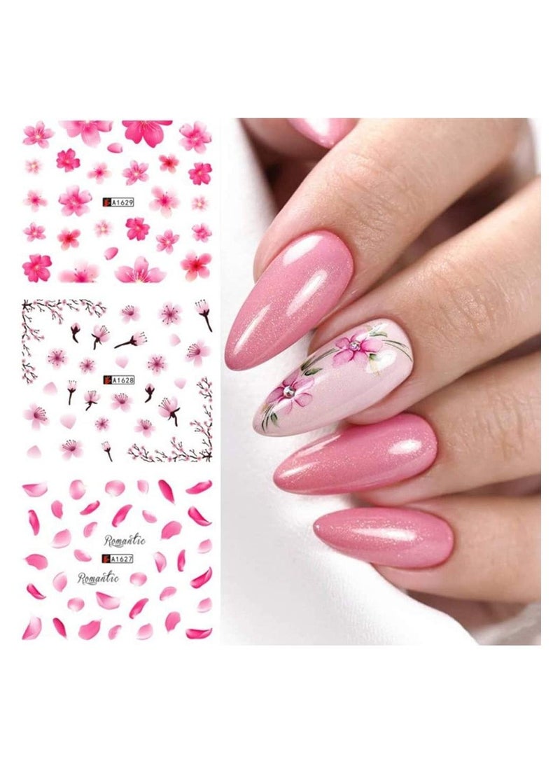 Generic A water nail sticker sticker containing 510 different shapes and different colors, colored flower shapes, a large package suitable for beauty stores, printed by Up to Date Egypt - Image 3