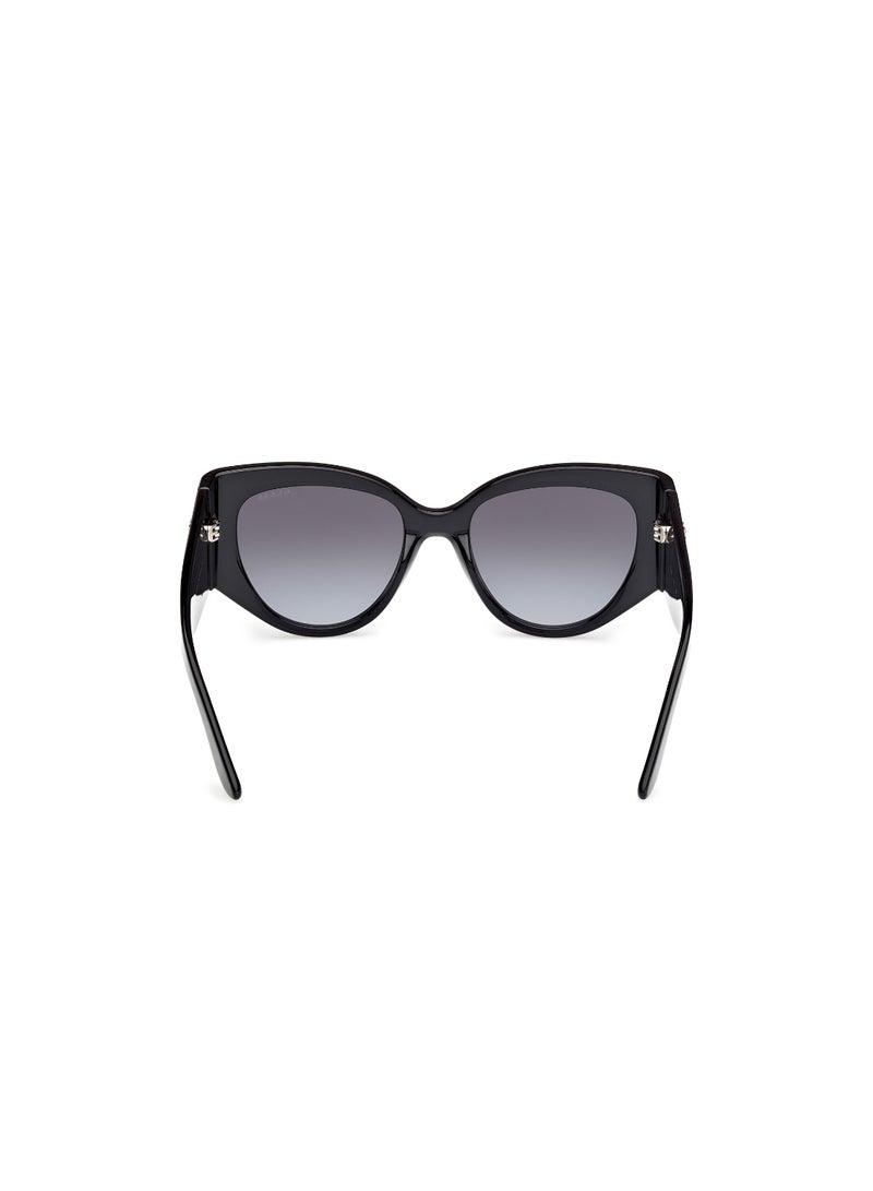 GUESS FULL RIM FEMALE CAT EYE BLACK INJECTED SUNGLASSES - Image 4