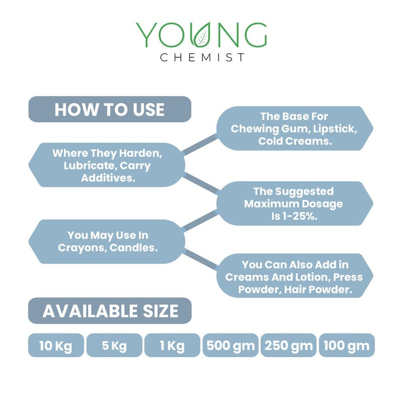 Young Chemist YOUNG CHEMIST Natural Unrefined Raw Microcrystalline Wax for Candle Making Home and Kitchen Project Use and Body Care 10 KG  - Image 4