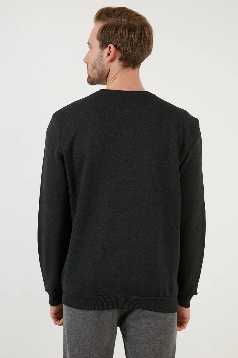 بوراتي Rose Gold Slim Fit Crew Neck Winter Sweat Men's SWEAT 5975001