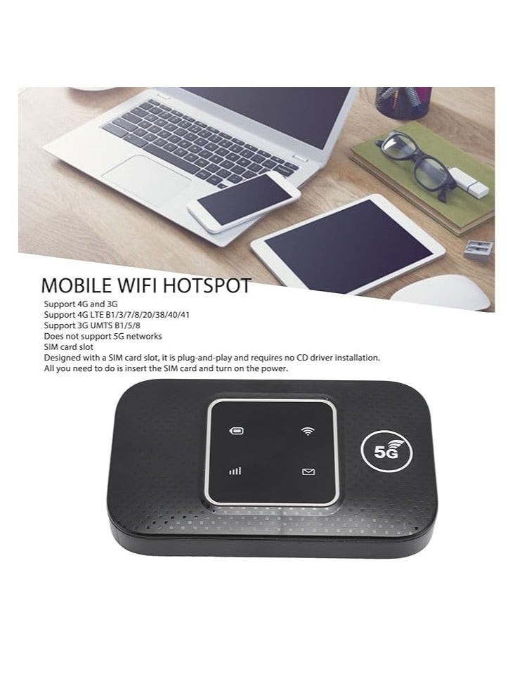 Portable WiFi Hotspot, 150Mbps 4G WiFi Dongle Unlocked Mobile WiFi Hotspot Wireless Network Hotspot Device, 4G LTE Modem Router Pocket WiFi Mobile Hotspot for Home, Travel  - Image 4
