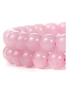 Generic 4mm Natural Rose Quartz Beads Round Loose Gemstone Beads for Jewelry Making Strand 15 Inch (90-95pcs)  - Image 2