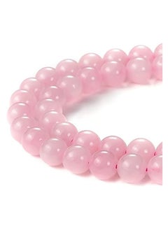 Generic 4mm Natural Rose Quartz Beads Round Loose Gemstone Beads for Jewelry Making Strand 15 Inch (90-95pcs)  - Image 3