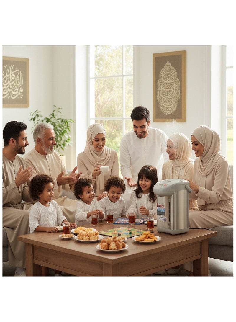 نوفا موزع الماء الساخن وعاء حراري مع إعادة الغليان ، والحفاظ على وظيفة دافئة. 750 واط " 3.0 لتر - Image 5