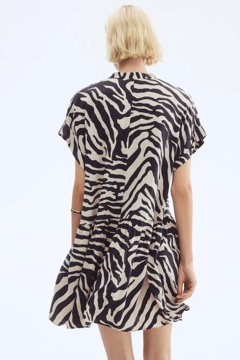 H&M Crinkled tunic dress