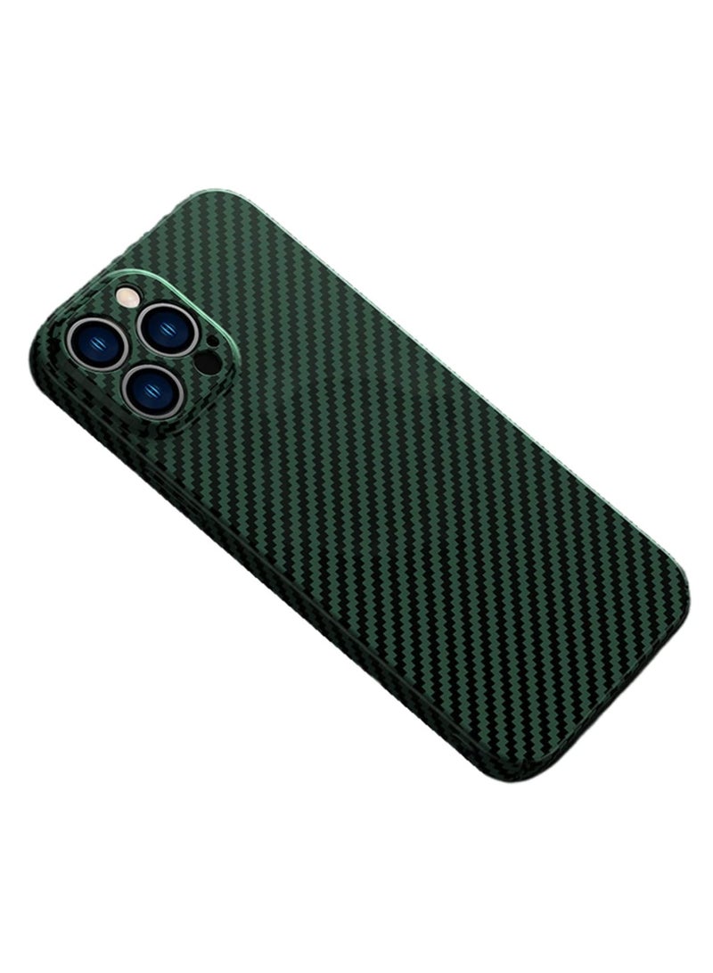 ELTRAZONE Personality Handsome Light Thin Carbon Fiber Pattern PC Phone case Compatible with iPhone 12 Pro max Unique Comfortable Cool Shockproof Back Cover - Image 1