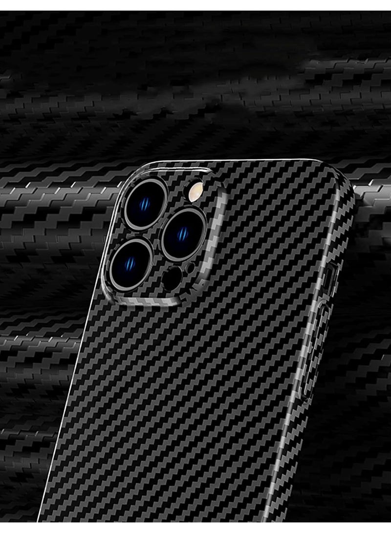 ELTRAZONE Personality Handsome Light Thin Carbon Fiber Pattern PC Phone case Compatible with iPhone 12 Pro max Unique Comfortable Cool Shockproof Back Cover - Image 4