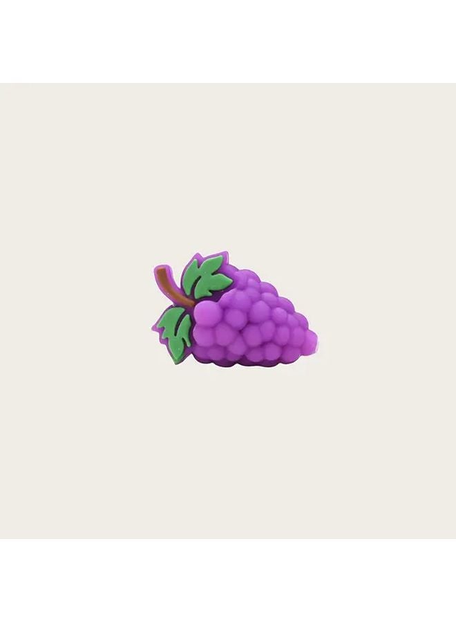 3D Grapes Silicone Fruit Beads 16 27mm For DIY Jewelry Necklaces Bracelets Crafts - Image 1