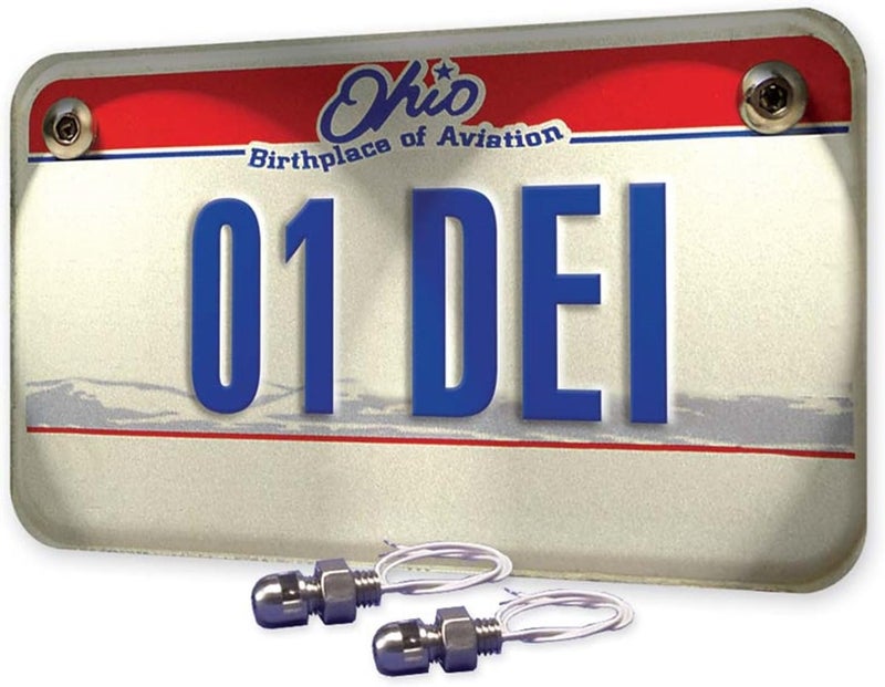 Design Engineering مجموعة إضاءة لوحة الترخيص LED Lite'N Boltz من تصميم الهندسة - مصقولة، 2 قطعة - Image 3