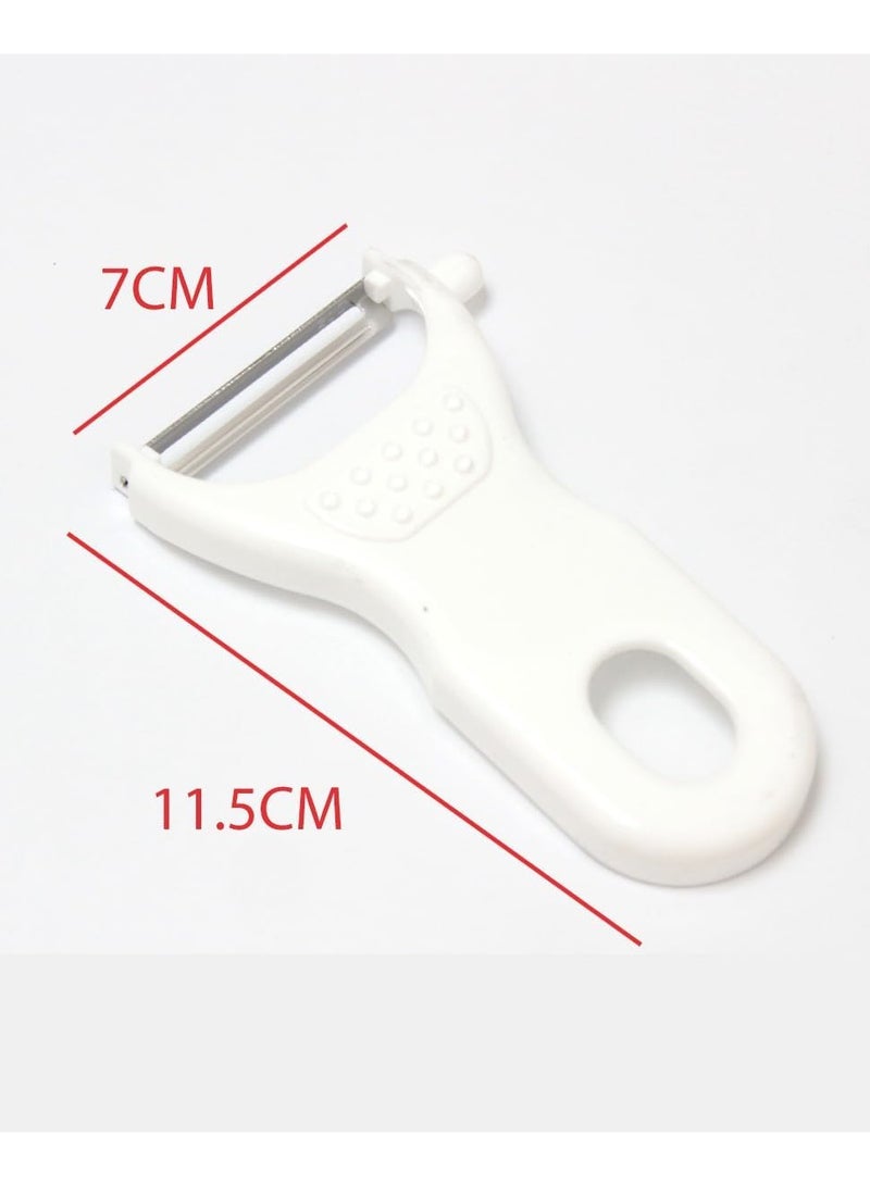Set of 2 V-Shaped Vegetable Peelers – Ultra-Sharp Stainless-Steel Blade  - Image 3