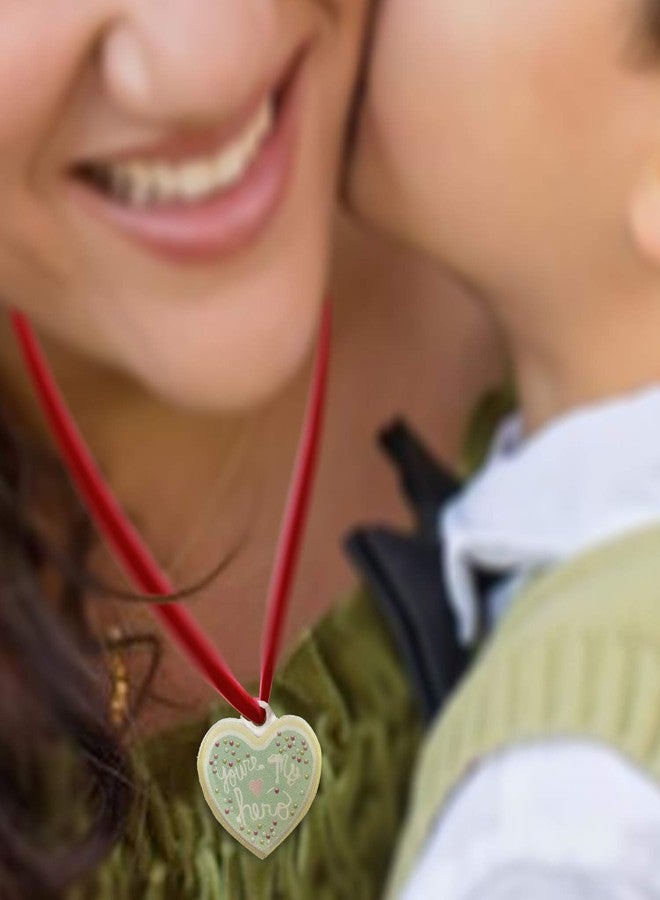Hat Shark You're My Hero Sprinkle Cookie Movie Video Game Parody - 3D Color Printed on Acrylic and Laser Cut Pendant 19.5in Cord Necklace Valentine's Day - Image 5