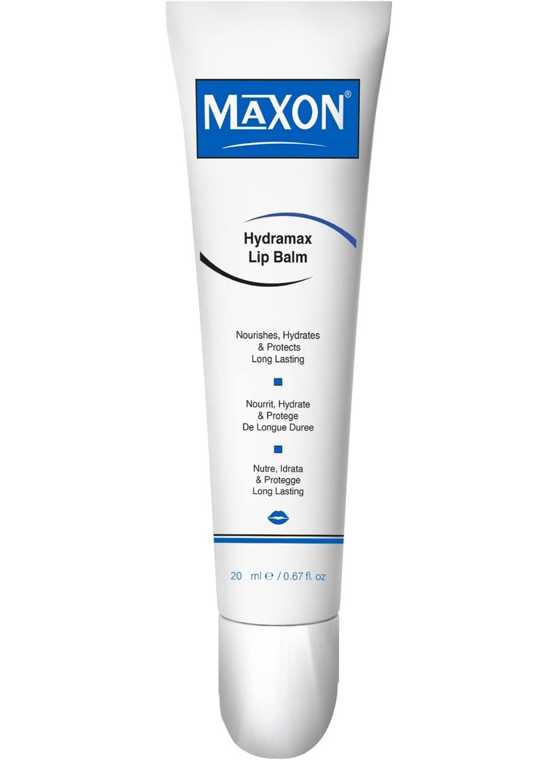 ماكس أون MAX-ON Hydramax Lip Balm Without Pigmentation For Soft & Pink Lips | Nourishes & Protects LipBalm | HydraMax Lip Moisturizer for Naturally Tinted Lips | 20mL - Image 1