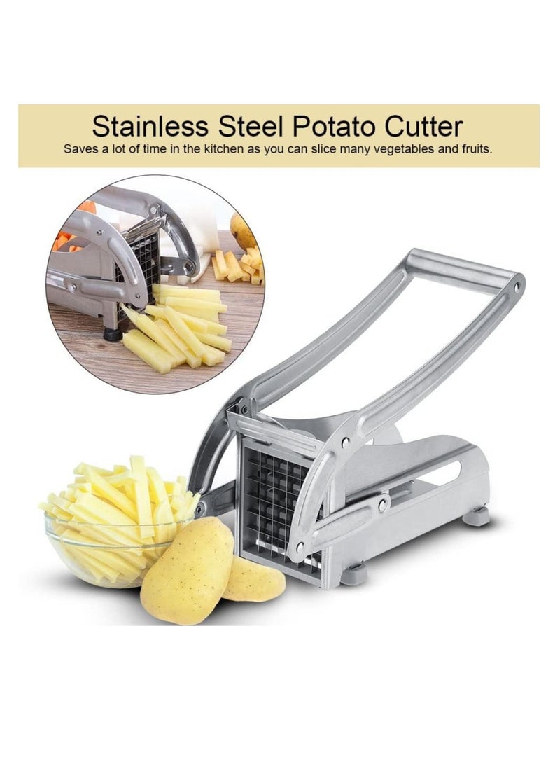 نادراب قطاعة بطاطس، قطاعة بطاطس فعالة من الفولاذ المقاوم للصدأ، قطاعة خضروات، قطاعة بطاطس، مساعد مطبخ - Image 3