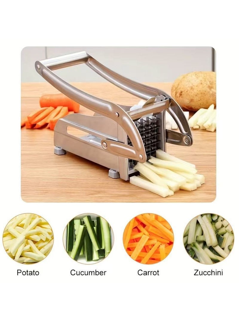 نادراب قطاعة بطاطس، قطاعة بطاطس فعالة من الفولاذ المقاوم للصدأ، قطاعة خضروات، قطاعة بطاطس، مساعد مطبخ - Image 1