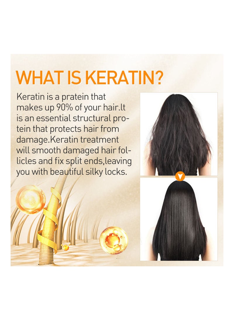 PURC - Keratin Hair Straightening Smoothing Treatment For Curly Frizzy Hair Straighten Hair And Repair Hair 12% - Image 1