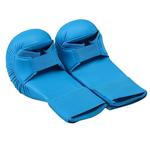 W WESING wesing Karate shin Guard Karate mitss Karate Protector Equipment wkf (Blue, M) - Image 5