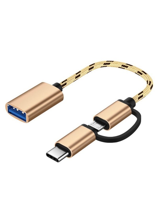 Suitable For Huawei Mobile Phone To Connect U Disk Two-in-one Otg Data Cable Android Type-c Converter Usb Interface To - Image 2