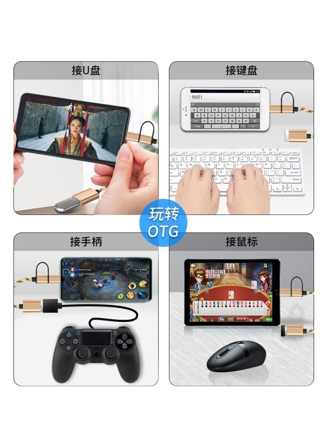 Suitable For Huawei Mobile Phone To Connect U Disk Two-in-one Otg Data Cable Android Type-c Converter Usb Interface To - Image 4