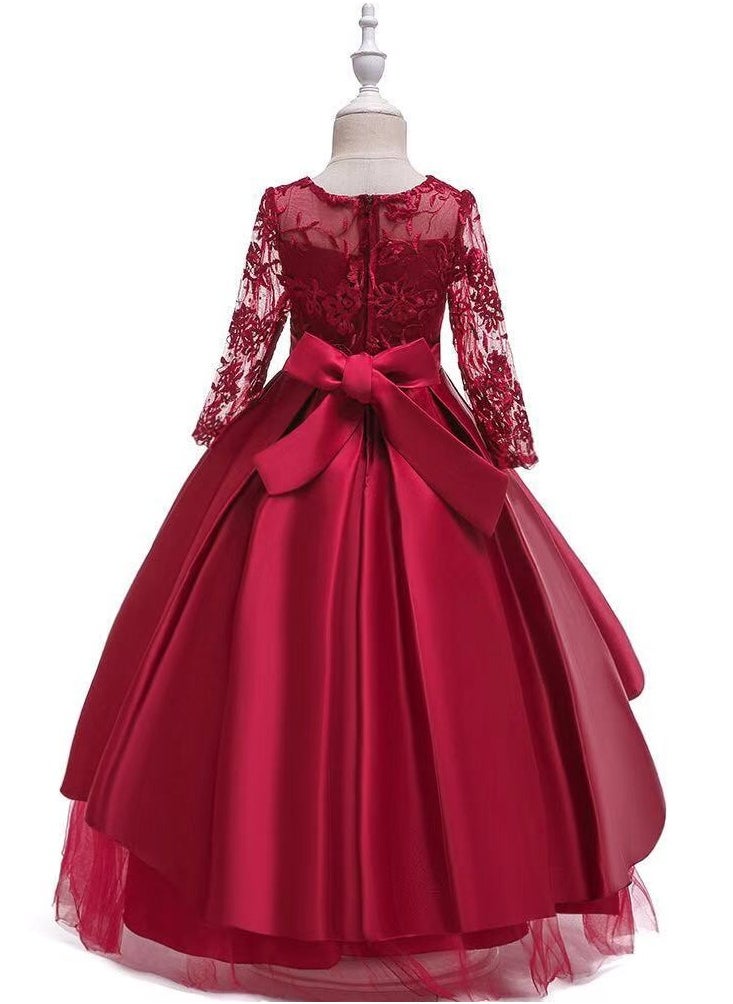 Best Gift Fashion - Girl Dress For Party Red Color - Image 1