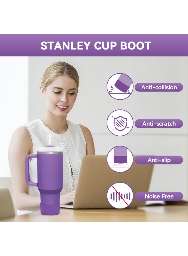 PICcircuit 2 PCS for Stanley Boot, Silicone Bottom for Stanley Cup Boot Quencher Adventure 40oz&for Hydroflask Boot 12-24oz for Stanley Tumbler Accessories for Stanley Cup Accessories Avoid Scratches&Noise - Image 5