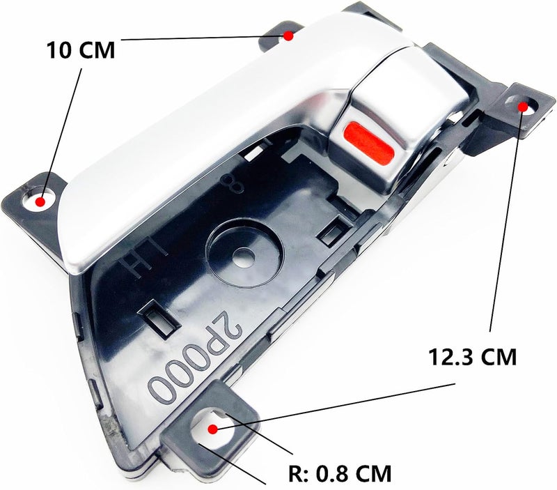 Cheriezing Interior Door Handle Set for 2011-2015 Sorento - Image 4