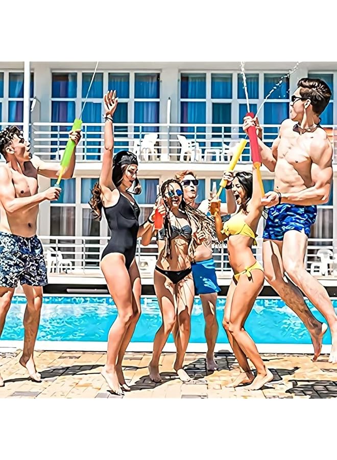 KASTWAVE Summer Water Blaster Set 6 Pack Squirt Toys For Kids & Adults Long Range Up To 32Ft Perfect For Pool Parties And Outdoor Fun - Image 2
