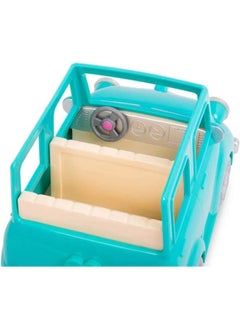 Lil Woodzeez Blue Car W/ Suitcase  - Image 4