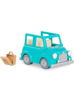 Lil Woodzeez Blue Car W/ Suitcase  - Image 3