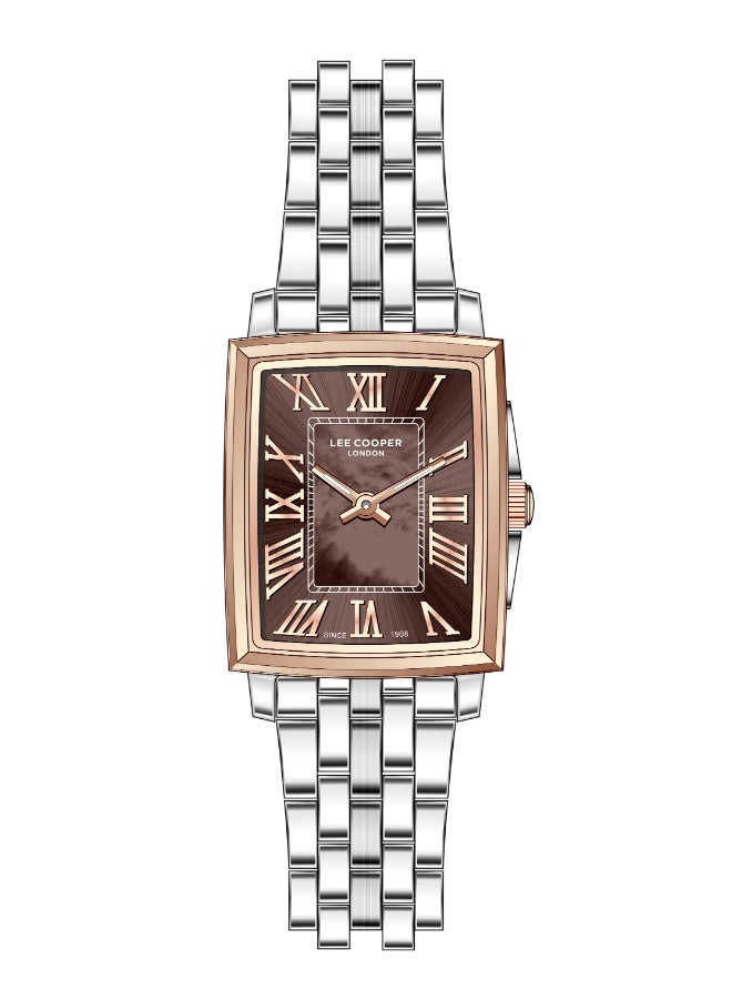 Lee Cooper ساعة معدنية أنالوج للنساء LC07940.540 - 22x33.5 مم - Image 1