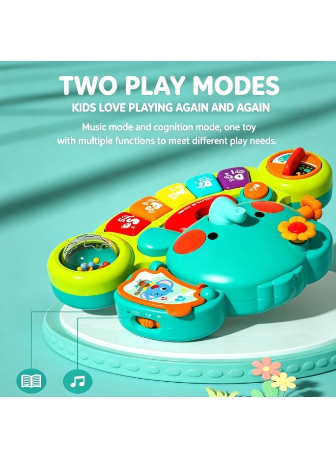 Baby Piano Toys 6-12 Months, Elephant Piano Keyboard Newborn & Infant Toys | Light Up Musical Toddler Toys For 1 Year Old Boy Girl, Christmas & Birthday Gifts For 12-18 Months, 6 7 8 9 Month Old Toys - Image 5