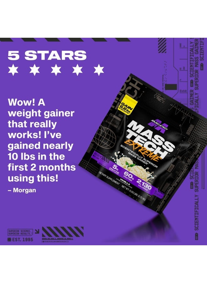 ماسل تيك ماس تك إكستريم 2000 6 رطل ميلك شيك فانيليا - Image 3