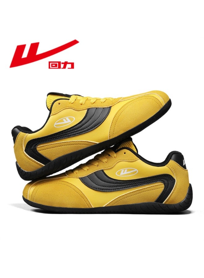 Warrior Yellow & Black Athletic Sneakers - Lightweight Non-Slip Sports Shoes for Daily & Casual Use 43SIZE