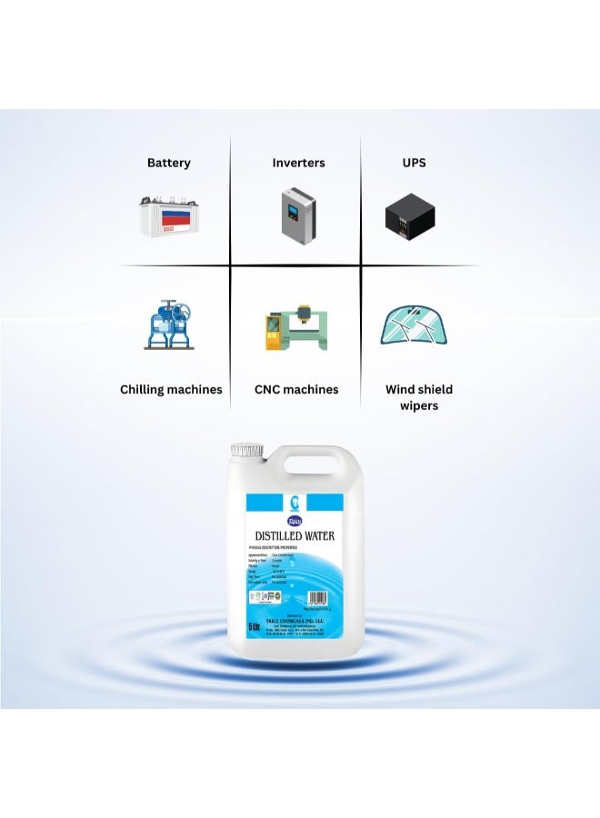 Thrill DISTILLED WATER 5L | IDEAL DISTILLED WATER FOR STEAM IRONS, CPAP MACHINE, CAR BATTERIES AND PLANTS - Image 3