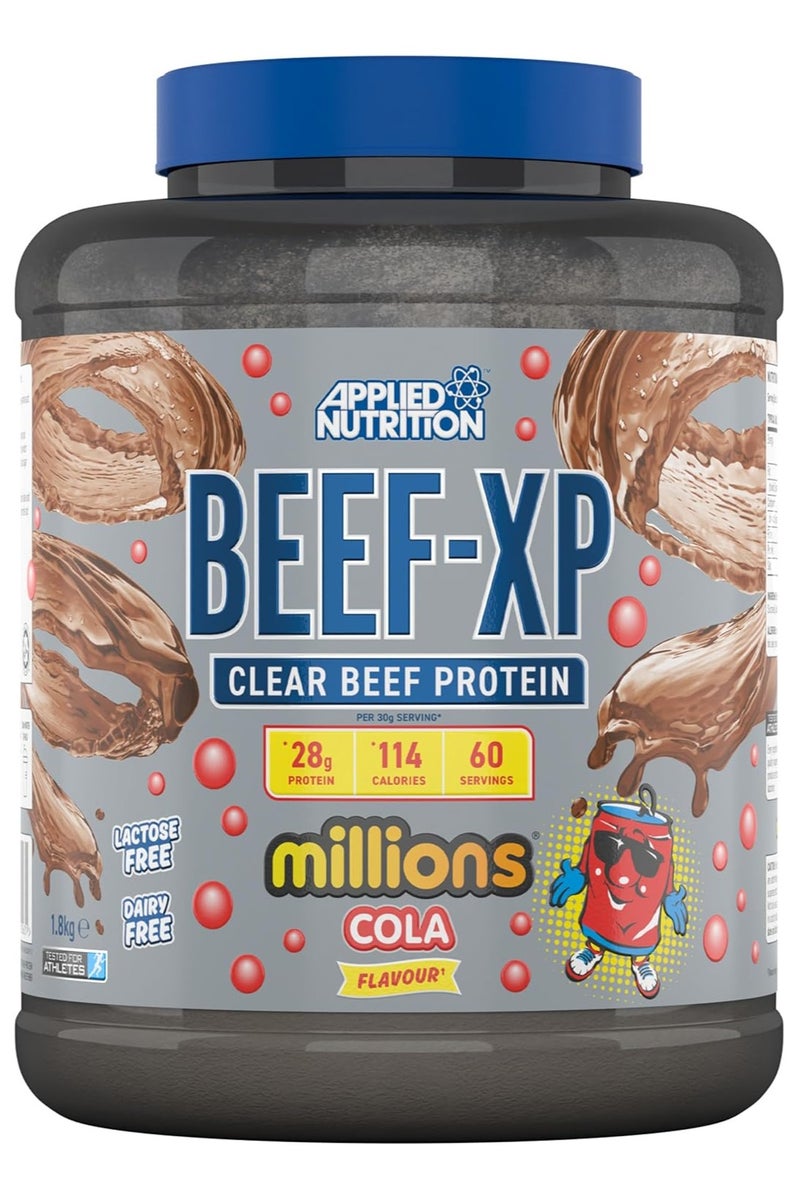 أبلايد نيوتريشن بيف إكس بي بروتين معزول بنكهة الكولا 1.8 كجم 28 جم بروتين خالي من اللاكتوز - Image 1