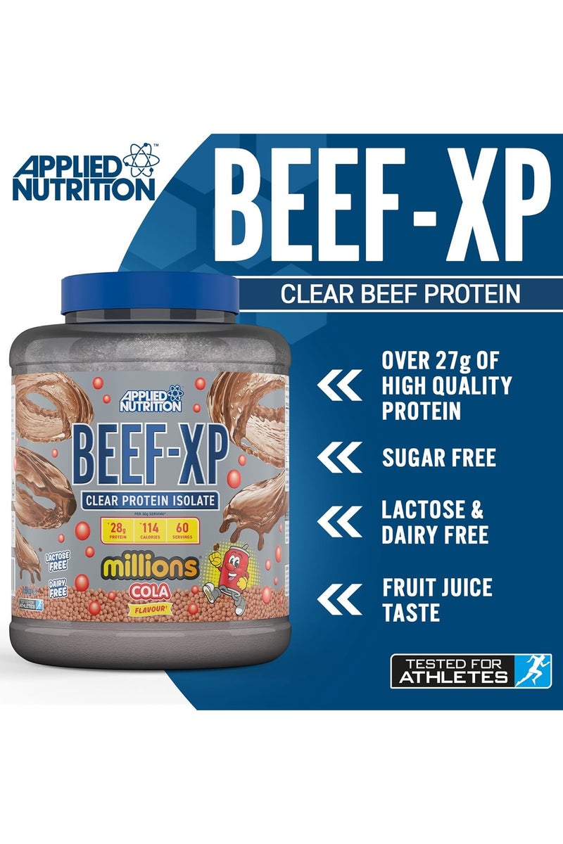 أبلايد نيوتريشن بيف إكس بي بروتين معزول بنكهة الكولا 1.8 كجم 28 جم بروتين خالي من اللاكتوز - Image 3