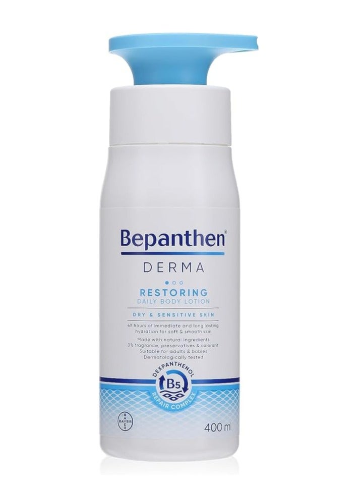 Bepanthen Derma Restoring Daily Body Lotion 400 ml Bottle