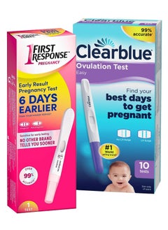 Early Result Pregnancy Test Results in 3min Over 99% Accurate 1 Test with Easy Ovulation Test Kit 10 Tests