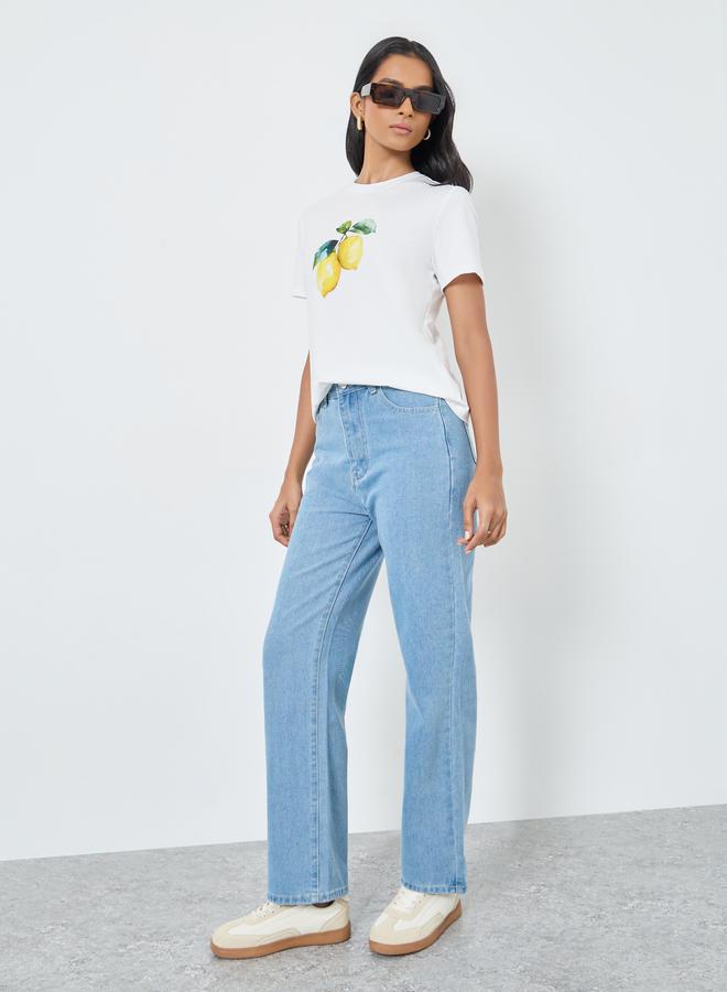 Take Two Women Lemon Graphic Print T-Shirt - Image 2