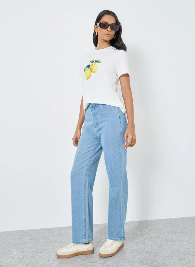 Take Two Women Lemon Graphic Print T-Shirt