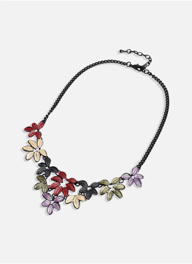 SOHI Foliage Jewellery Set