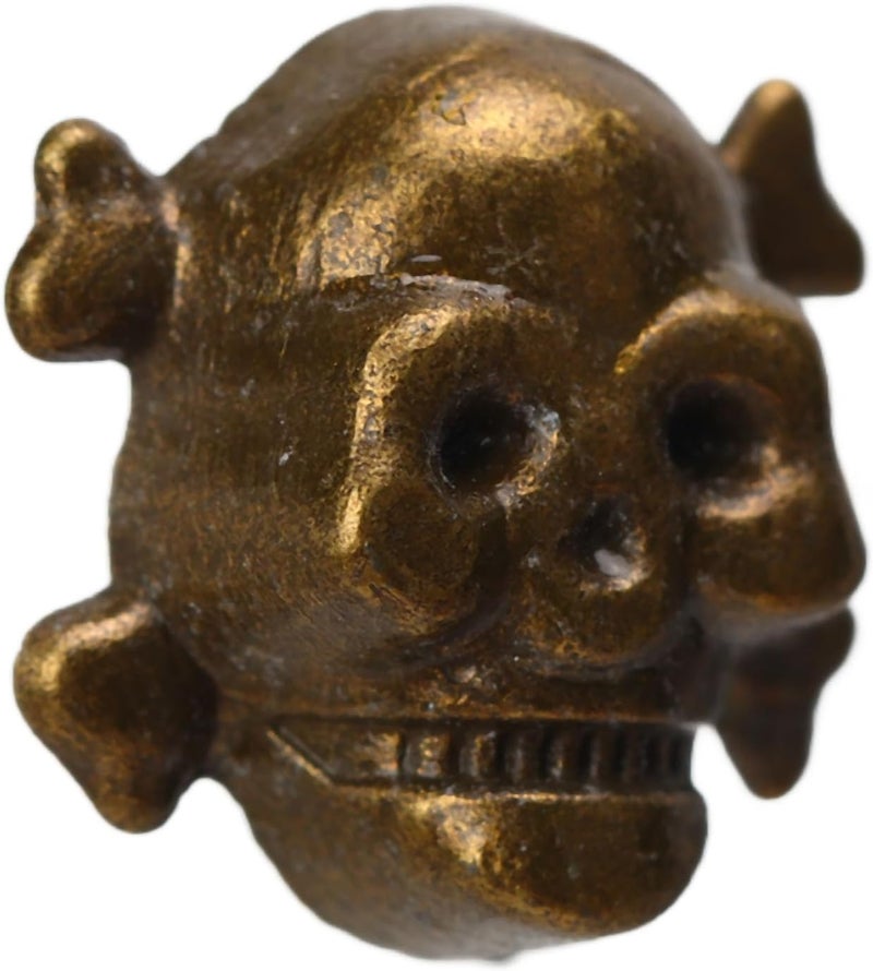 Skull Rivets 150 Sets Single 13x12mm Ghost Head Bronze Punk Button, Zinc Alloy Electroplated Metal Skull Rivets for Leather Craft DIY, Custom Jackets Belts Bags Shoes - Image 2