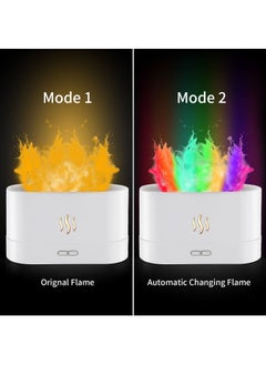 Houmt Essential Oil Diffuse Humidifiers with Flame Effect 180ml Cool Mist Humidifiers for Home no Water Automatic Shutdown Protection  - Image 2
