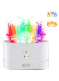 Houmt Essential Oil Diffuse Humidifiers with Flame Effect 180ml Cool Mist Humidifiers for Home no Water Automatic Shutdown Protection  - Image 1