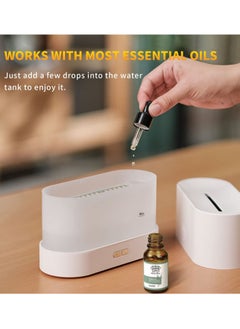 Houmt Essential Oil Diffuse Humidifiers with Flame Effect 180ml Cool Mist Humidifiers for Home no Water Automatic Shutdown Protection  - Image 5