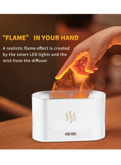 Houmt Essential Oil Diffuse Humidifiers with Flame Effect 180ml Cool Mist Humidifiers for Home no Water Automatic Shutdown Protection  - Image 3