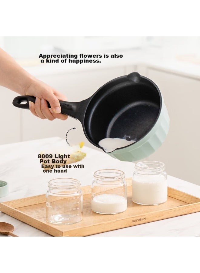 Buydeem Small Milk Pot, Baby Food Pot, Noodle Pot, Porridge Pot, Non-stick Pot For Infants, Milk Heating Pot, Egg Cooking Pot, Snow Flat Pot, 18cm Small Yellow Pot - Image 4