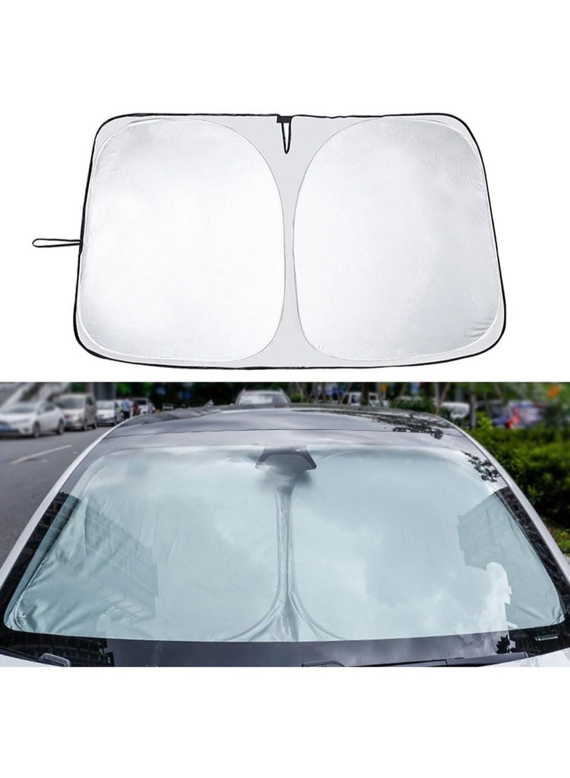 NOSKIN Windscreen Sun Shade for Car inside Windshield Sun Shade Fit for Ford Everest U704 UB 2022-2025 Front Window Sunshades Foldable UV Protection Sunshade Car Interior Accessories Summer - Image 5