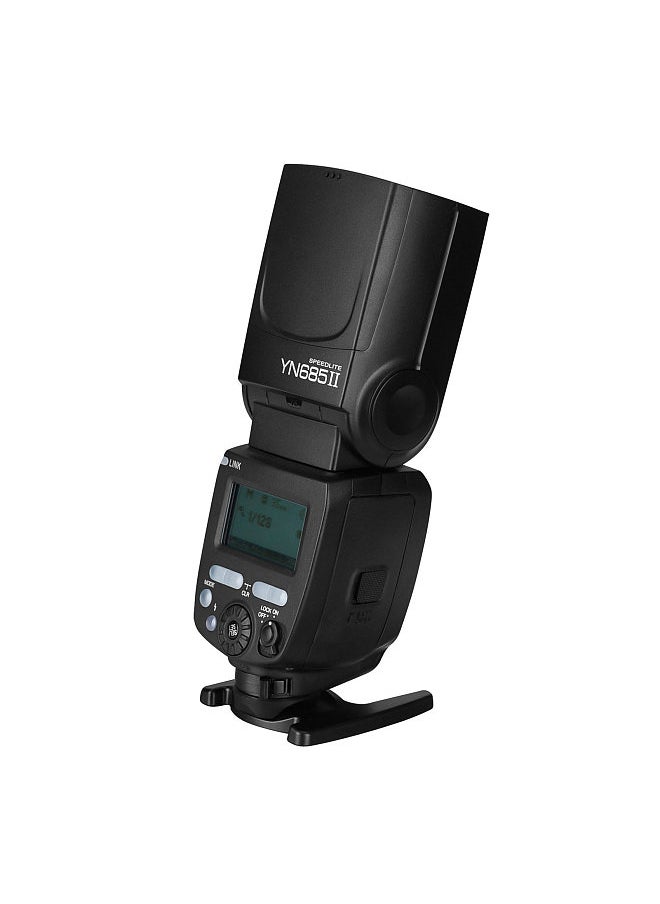 YONGNUO YN685II Camera Flash Speedlite ETTL Speedlight Built-in 2.4G Wireless RF System 1/8000s High-speed Sync with LCD Display Hot Shoe Replacement  - Image 5
