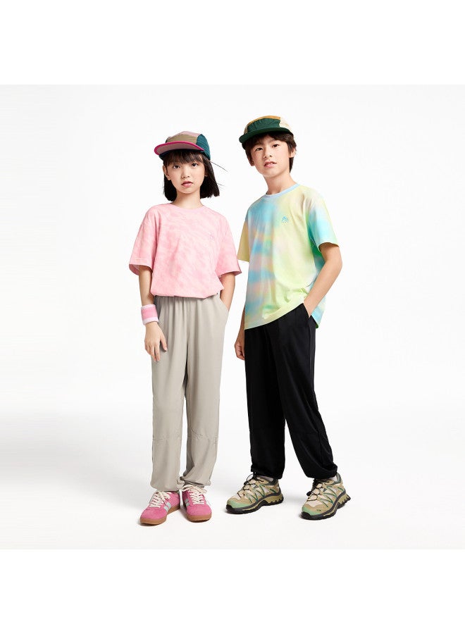 Annil Kids' Sun Protection Pants - 2025 Summer New Ice-cool Stretch Elastic Cuffed Lightweight Casual Sports Trousers For Boys & Girls - Image 5